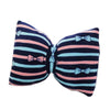 Bowknot Bolster Dark Blue Stripe Conditioner Sofa Casual Pillow Gift Girl   big - Mega Save Wholesale & Retail - 1