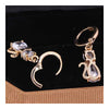 18K Gold Galvanized Zircon Earrings - Mega Save Wholesale & Retail - 2