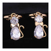 18K Gold Galvanized Zircon Earrings - Mega Save Wholesale & Retail - 3