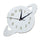 Mirror DIY Creative Wall Clock Acrylic Sticking Decoration    silver - Mega Save Wholesale & Retail