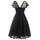 Summer Woman Sexy Big Peplum Lace Slim Dress   black   S - Mega Save Wholesale & Retail - 2