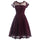 Summer Woman Sexy Big Peplum Lace Slim Dress   wine red   S - Mega Save Wholesale & Retail - 1