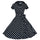 Summer Woman Bohemian Style Bubble Skirt Dot Dress    black dot   S - Mega Save Wholesale & Retail - 1
