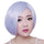 Granny Grey Wig Short Hair Pack Cap Tilted Frisette