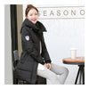 Super Long Down Coat Woman Thick Fashionable Thick   black   M - Mega Save Wholesale & Retail - 2