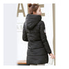 Super Long Down Coat Woman Thick Fashionable Thick   black   M - Mega Save Wholesale & Retail - 3