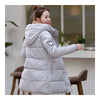 Super Long Down Coat Woman Thick Fashionable Thick   grey   M - Mega Save Wholesale & Retail - 2