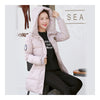 Super Long Down Coat Woman Thick Fashionable Thick   pink   M - Mega Save Wholesale & Retail - 2