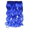 Colorful 5 Cards Wig Hair Extension    sapphire 5C-BLUE2#