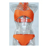 Bikini Women String Swimwear Swimsuit Sexy  orange S - Mega Save Wholesale & Retail - 1