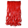 Colorful 5 Cards Wig Hair Extension    bright red 5C-RED#
