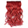 Colorful 5 Cards Wig Hair Extension    wine red 5C-1762#