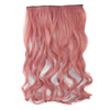 Colorful 5 Cards Wig Hair Extension    smog pink 5C-2312#