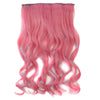 Colorful 5 Cards Wig Hair Extension    rouge pinki smog pink 5C-2311#