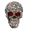 Tricky Toys Resin Glittery Skull Statue Human Skeleton Halloween   multiple skull - Mega Save Wholesale & Retail