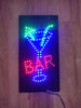 Bar Pub Sign Neon Lights LED Animated Customers Attractive Sign with Hang Chain