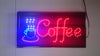 Neon Lights LED Animated Coffee Sign Customers Attractive Sign Store Shop Sign
