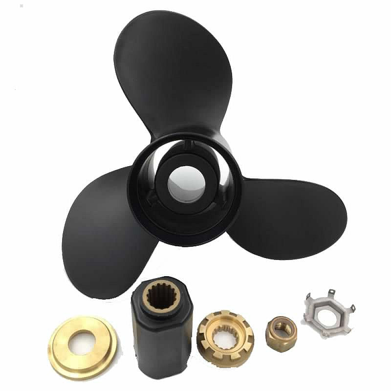 13 1/4x17 Aluminum Outboard Propeller for Mercury 40-140 HP 48-77344A45