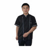 Short Sleeve Kitchen Cooker Working Uniform Chef Waiter Waitress Coat Jacket