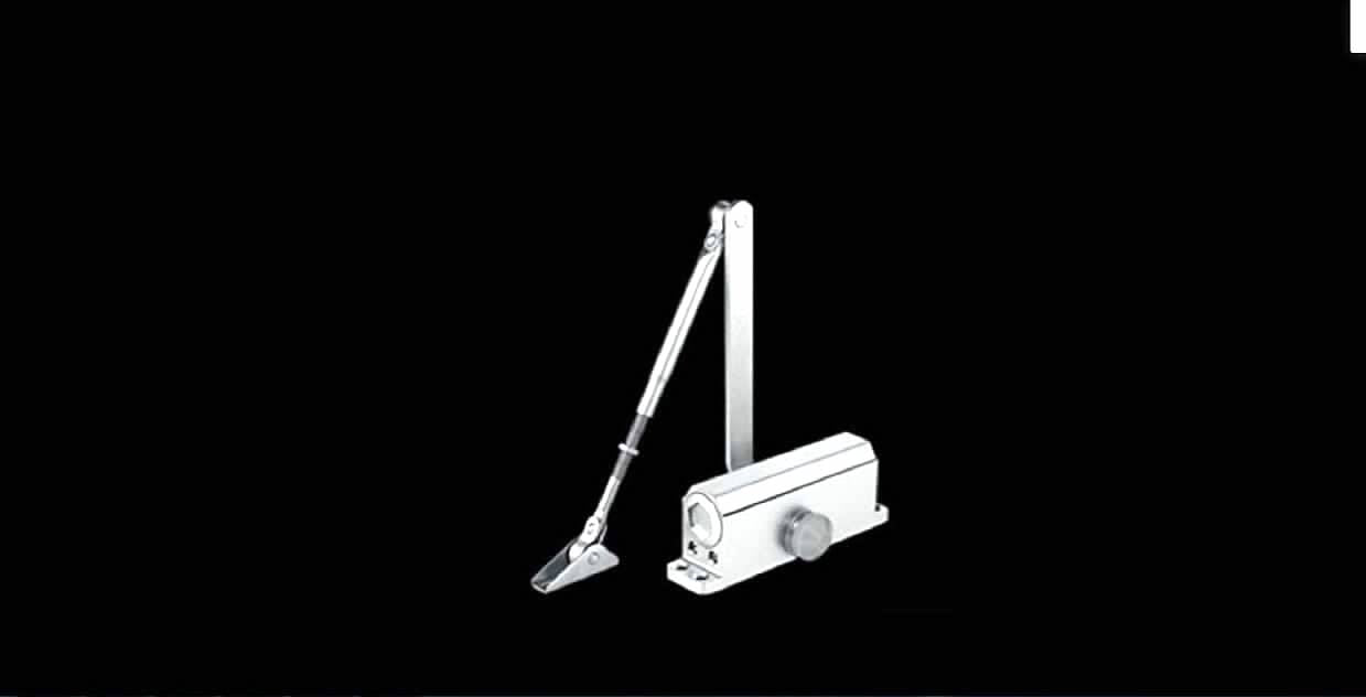 Aluminum Alloy Hydraulic Door Closer Size 2 25-45KG Commercial Wooden/Metal Door