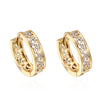 18K Gold Plated Zircon Earings - Mega Save Wholesale & Retail - 1