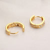 18K Gold Plated Zircon Earings - Mega Save Wholesale & Retail - 3