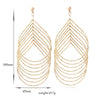 Exaggerated Iron Sheet Earrings
