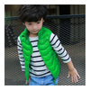 Child Thin Light Stand Collar Waistcoat Down Coat    green   110cm - Mega Save Wholesale & Retail - 2