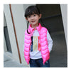 Child Thin Light Stand Collar Waistcoat Down Coat   rose red   110cm - Mega Save Wholesale & Retail - 1