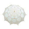 Handmade Cotton Craft Lace Macrame Children Umbrella Wedding Classical Photo   beige - Mega Save Wholesale & Retail