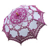 Handmade Cotton Craft Lace Macrame Children Umbrella Wedding Classical Photo   purple - Mega Save Wholesale & Retail