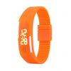 White Light LED Sports Wristband Watch Student Children Night Lights    Orange - Mega Save Wholesale & Retail - 1