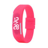 White Light LED Sports Wristband Watch Student Children Night Lights    Peach Red - Mega Save Wholesale & Retail - 1