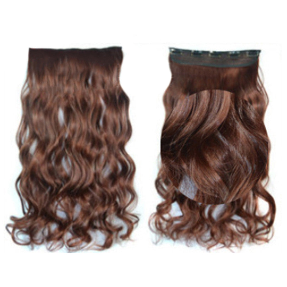 5 Cards Hair Extension Wig Long Curled Hair 5C-33M35#