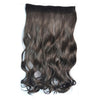 5 Cards Hair Extension Wig Long Curled Hair black brown