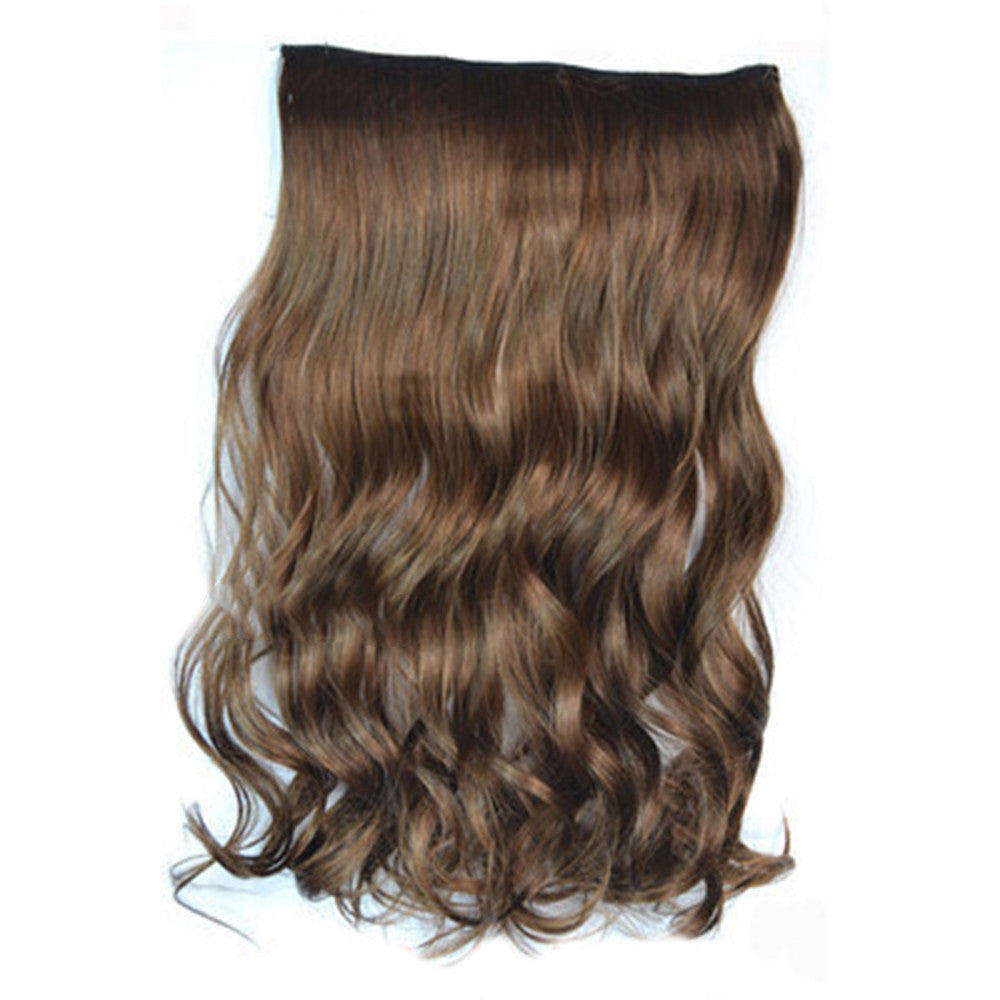 5 Cards Hair Extension Wig Long Curled Hair 5C-4M30#
