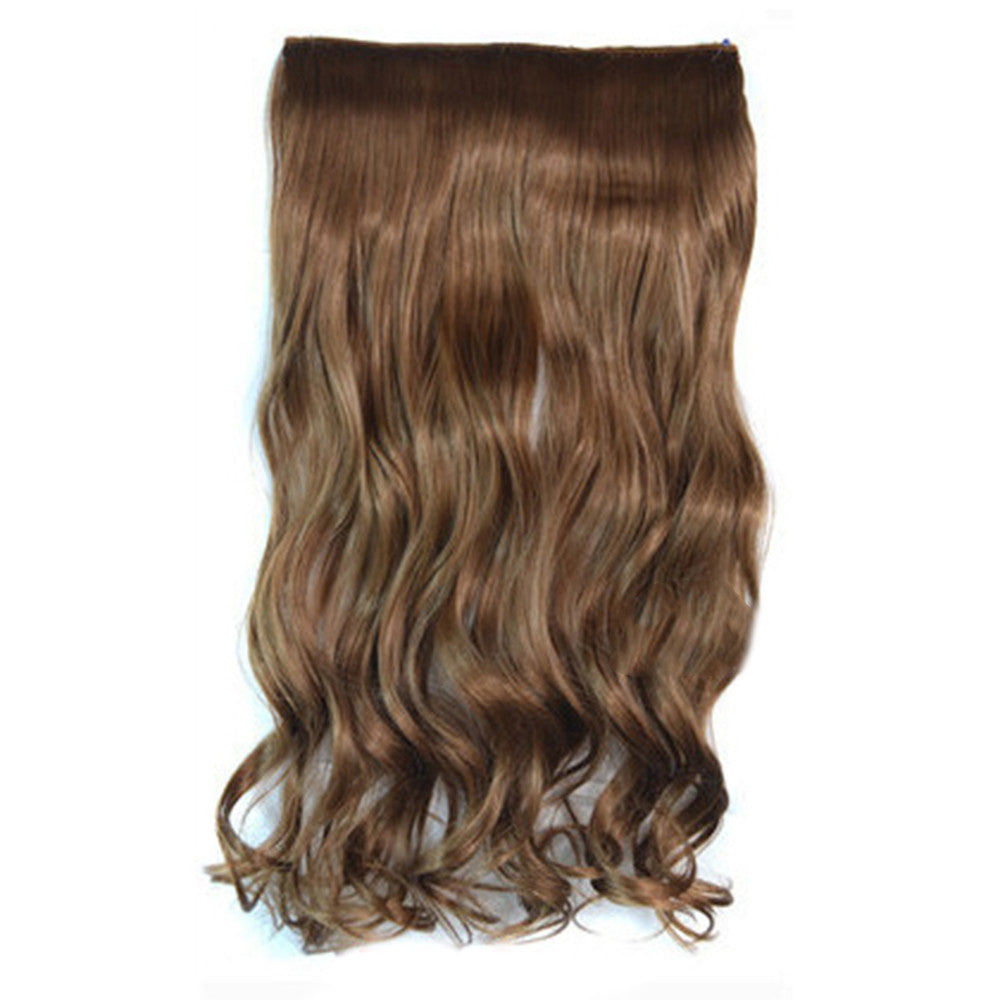 5 Cards Hair Extension Wig Long Curled Hair 5C-6#