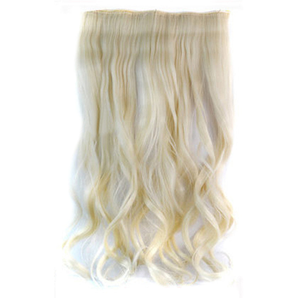 5 Cards Hair Extension Wig Long Curled Hair 5C-60#