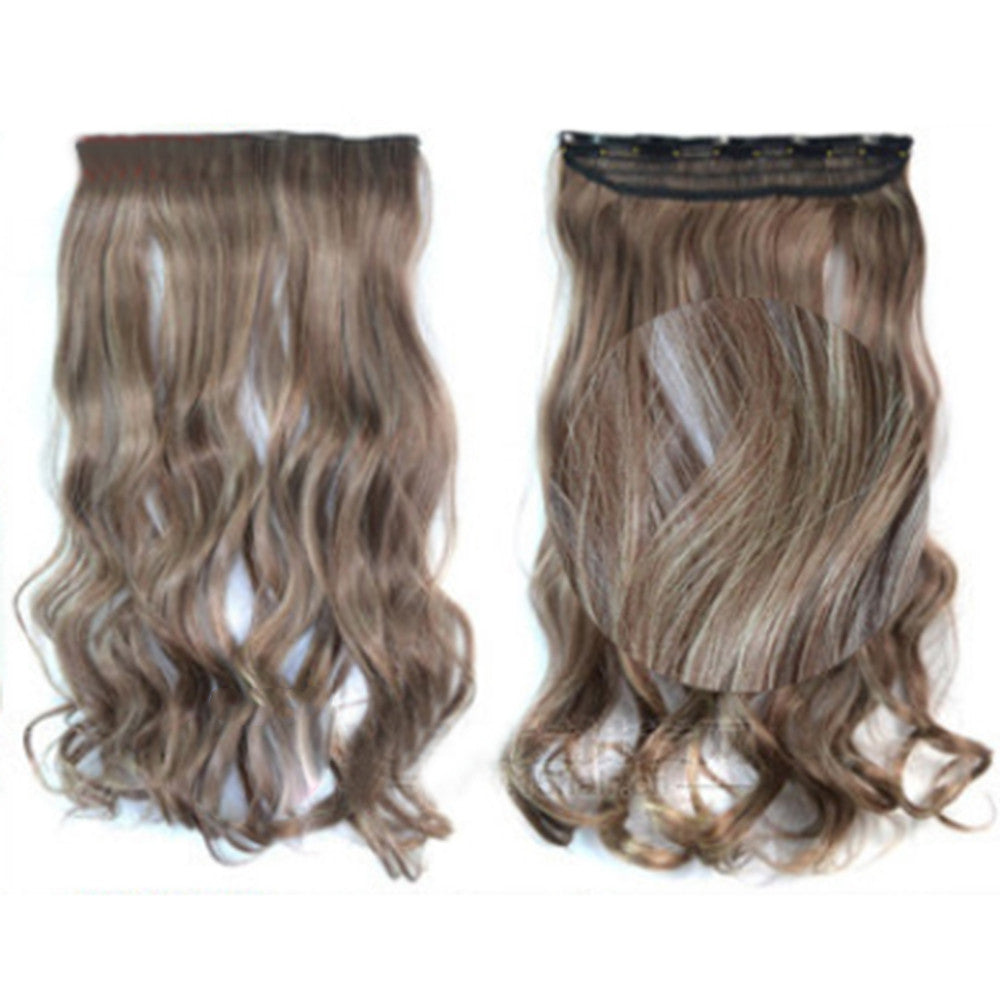 5 Cards Hair Extension Wig Long Curled Hair 5C-613M33#