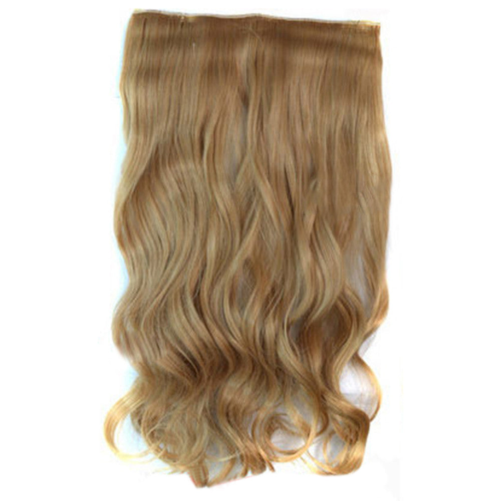 5 Cards Hair Extension Wig Long Curled Hair 5C-88M27#