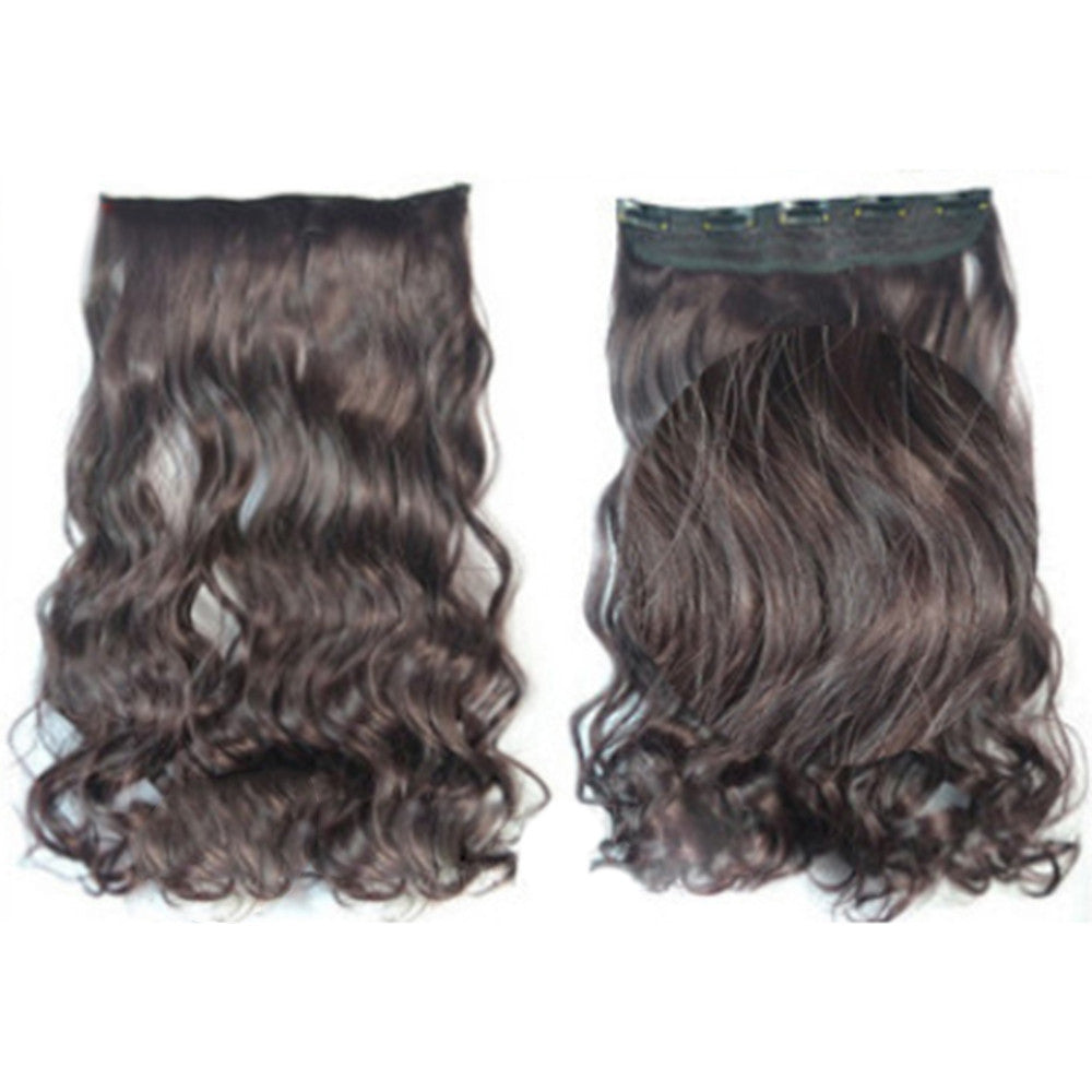 5 Cards Hair Extension Wig Long Curled Hair 5C-99J#
