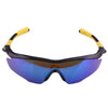 Riding Polarized Glasses Sports XQ-377    black with yellow - Mega Save Wholesale & Retail - 1