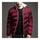 Man Cotton Coat Solid Color Warm Hoodied  wine red   M - Mega Save Wholesale & Retail - 1