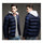 Man Cotton Coat Solid Color Warm Hoodied  sapphire blue   M - Mega Save Wholesale & Retail - 3