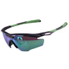 Riding Polarized Glasses Sports XQ-377    black with green - Mega Save Wholesale & Retail - 2