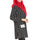 Muslim Long Sleeve Long T-Shirt Paris Beads Fashionable Checks   black - Mega Save Wholesale & Retail - 2
