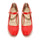 Small Square Last Heel Low-cut Buckle W ork Shoes Plus Size  red - Mega Save Wholesale & Retail - 1