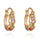 18K Gold Galvanization Zircon Earrings   colorful - Mega Save Wholesale & Retail - 1