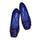 Plus Size Patent Leather Bowknot Low-cut Square Last Flat Thin Shoes  blue - Mega Save Wholesale & Retail - 1