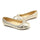 Bowknot Plus Size Mom Moccasin-gommino Flat Thin Shoes   golden - Mega Save Wholesale & Retail